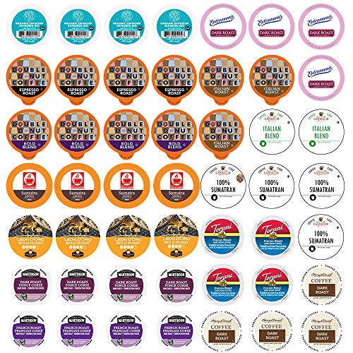 Perfect Samplers Dark Roast And Flavors Single Serve Coffee Pods