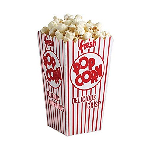 44E Open Top Popcorn Boxes Pack Of 50Ct