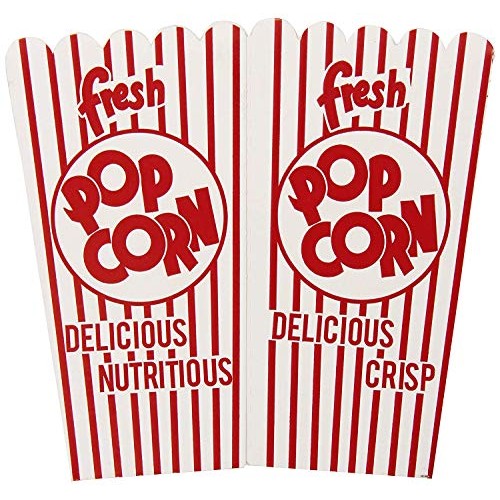 44E Open Top Popcorn Boxes Pack Of 50Ct
