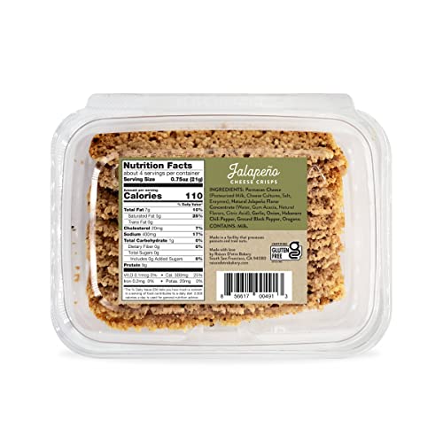 Perfectly Crisp Jalapeno Parmesan Crisps, 3 Oz