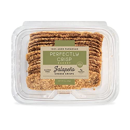 Perfectly Crisp Jalapeno Parmesan Crisps, 3 Oz