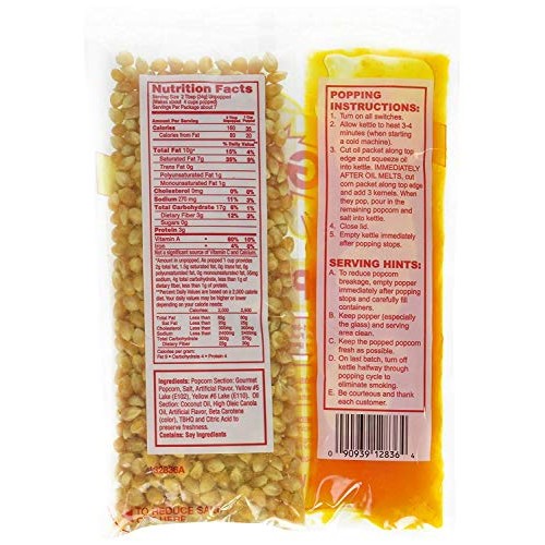 Perfectware - Popcorn 8Oz -6Ct 8Oz Popcorn Portion Packs- Box O