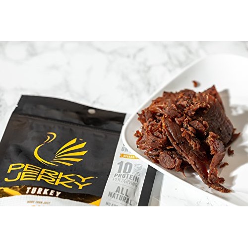 Turkey Perky Jerky 14 Oz. Bag - Sweet &Amp; Snappy Flavor – Tender,