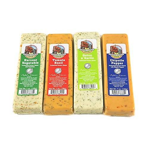 Farmers Market Wisconsin Cheese Blocks 4 Pack Variety Set