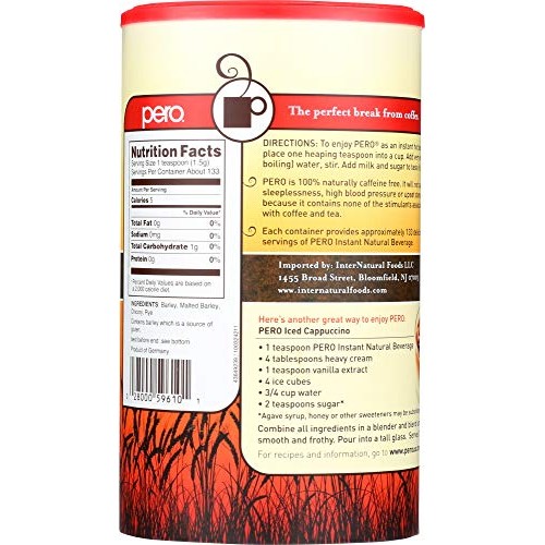 Pero Not A Case Instant Natural Beverage Caffeine Free Original