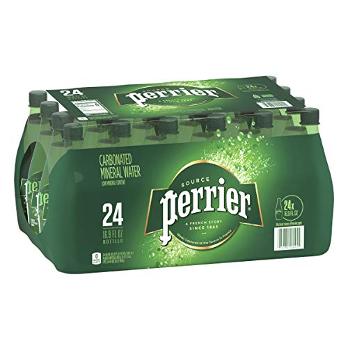 Perrier Carbonated Mineral Water, 16.9 Fl Oz 24 Pack Plastic B