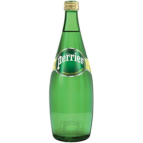 Perrier - Carbonated Mineral Water - 25.3 oz 6 Glass Bottles