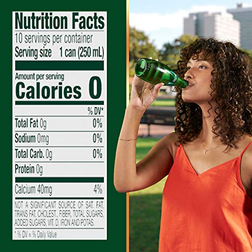 Perrier Lime Flavored Carbonated Mineral Water, 8.45 Fl Oz. Slim