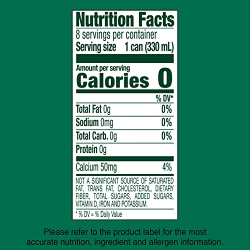 Perrier Lime Flavored Sparkling Water, 11.15 FL OZ Cans 8 Count