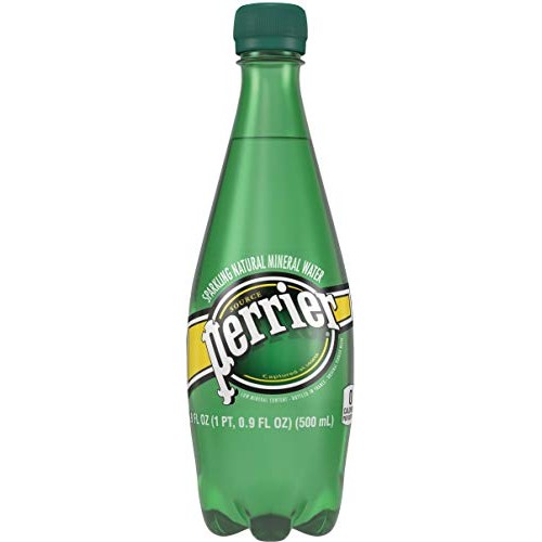 Perrier Mineral Water, .5 Liter, Portable Plastic Bottles, 24/CT...