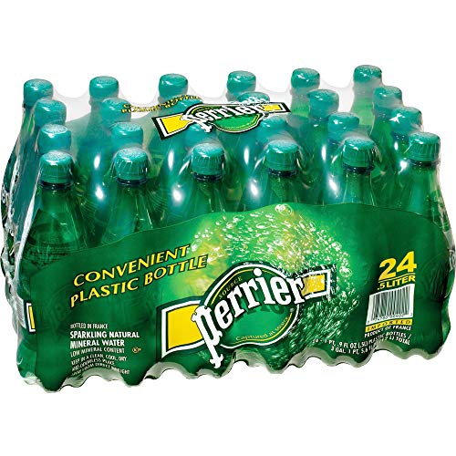 Perrier Mineral Water, .5 Liter, Portable Plastic Bottles, 24/CT...