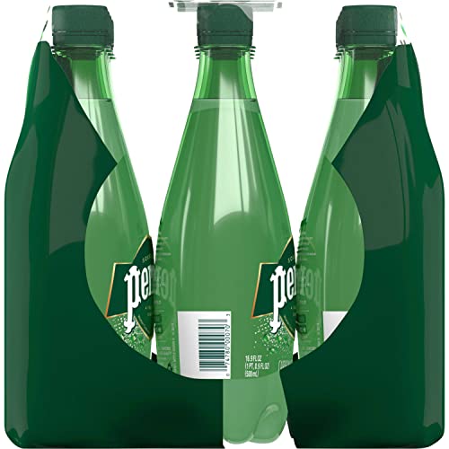 Perrier Sparkling Water, Plastic Water Bottles, 16.9 Fl Oz Pack...