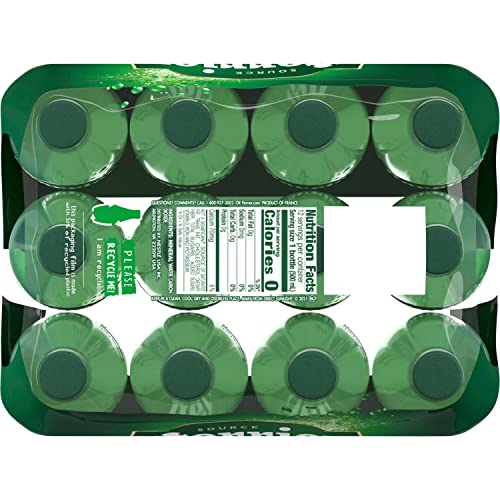 Perrier Sparkling Water, Plastic Water Bottles, 16.9 Fl Oz Pack...