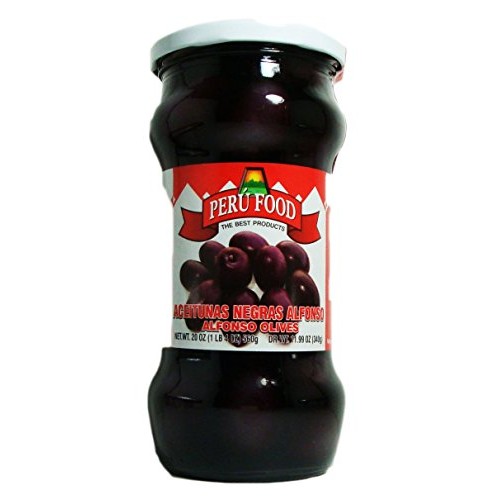 Peru Food Black Olives In Brine - Aceitunas Negras De Botija - P