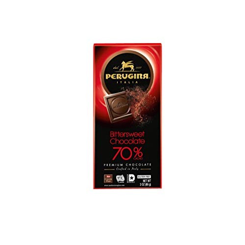Perugina Bittersweet Chocolate Bar 70%, 3 Oz Pack Of 12
