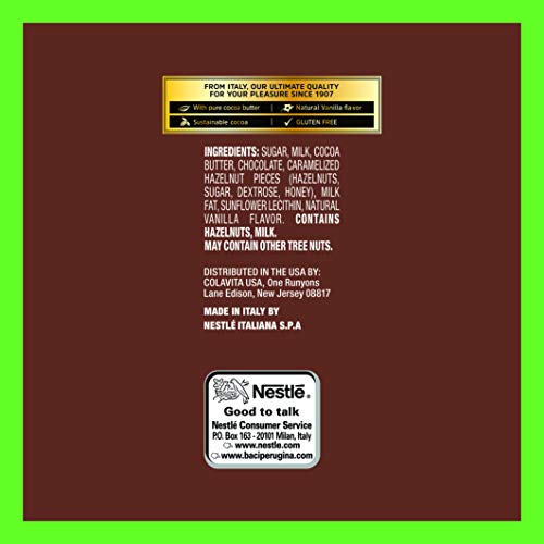 Perugina Milk Chocolate &Amp; Hazelnuts Bar