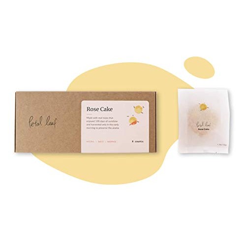 Petal Leaf Fresh Baked Specialty Rose Cake Small 1.1Oz X 8