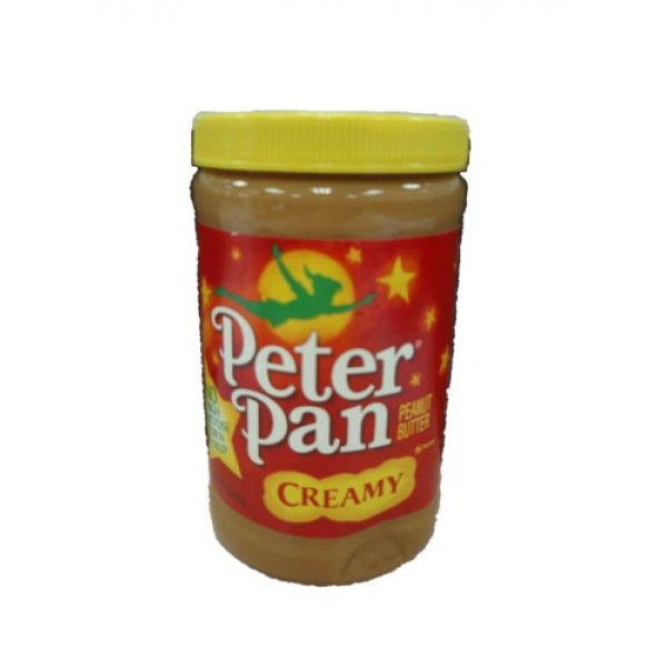 Peter Pan Creamy Peanut Butter, 16.3-Ounce Pack of 6