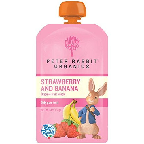 Peter Rabbit Organics Organic Strawberry And Banana Snack 10Ct,