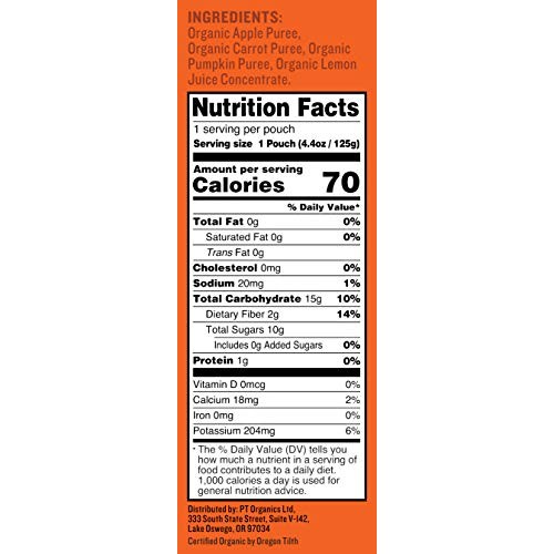 Peter Rabbit Organics Apple, Carrot And Pumpkin Puree, 4.4-Ounce