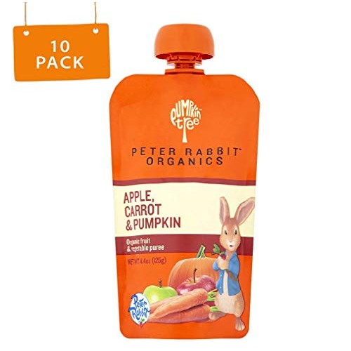 Peter Rabbit Organics Apple, Carrot And Pumpkin Puree, 4.4-Ounce