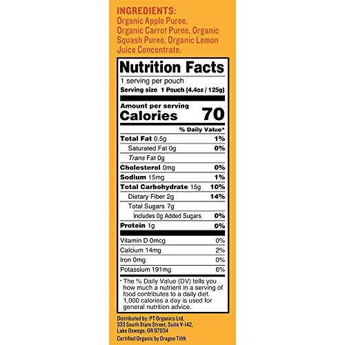 Peter Rabbit Organics Apple, Carrot And Squash Puree, 4.4-Ounce