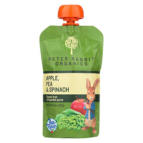 Peter Rabbit Organics Veggie Snacks - Pea, Spinach And Apple - C