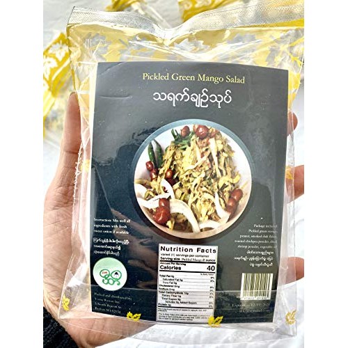 Burmese Pickled Mango Salad