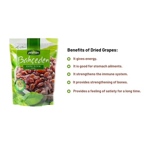 Raisins Sun Dried Seedless Turkish Grapes Fruit Snacks Lightly C