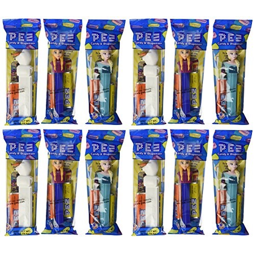 Disney Frozen Pez Candy Dispensers: Pack Of 12