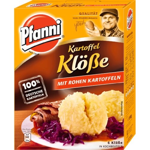 Pfanni Potato Dumplings With Raw Potatoes Kartoffel Klöße Mit R