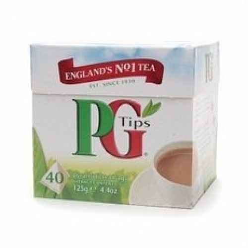 Pg Tips Pyramid Black Tea - 40 Bags Per Pack - 6 Packs Per Case.