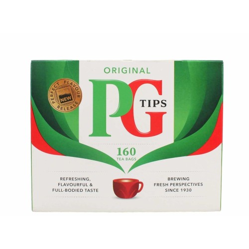 PG Tips, Original Tea Bag, 160 Count Boxes