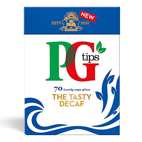 PG Tips The Tasty Decaf Tea Bags, Non-Pyramid (Pack of 6)