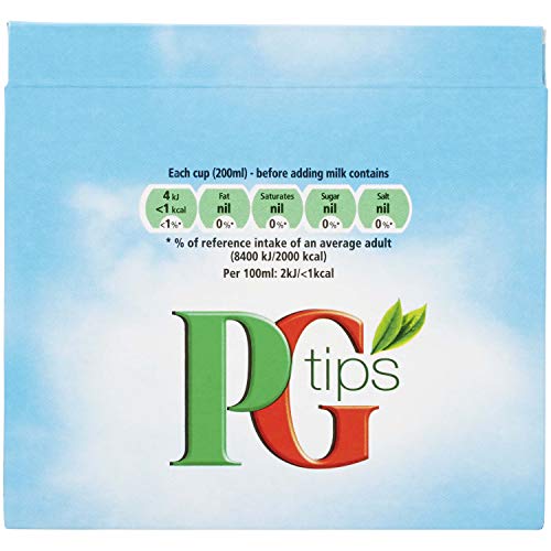 Pg Tips Premium Black Tea, Black Tea Pyramid Bags, 40 Ct