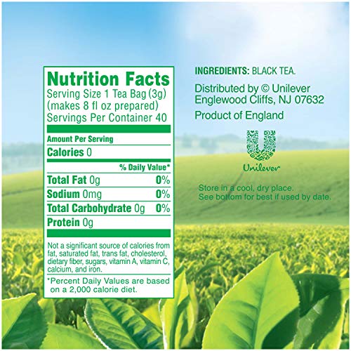 Pg Tips Premium Black Tea, Black Tea Pyramid Bags, 40 Ct