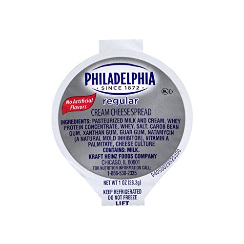 Kraft Philadelphia Original Cream Cheese Pouches 50 Pack Kraft Philadelphia Original Cream Cheese Pouches 50 Pack