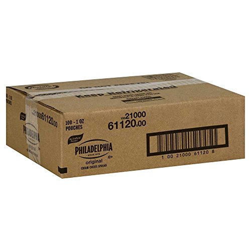 Philadelphia Original Cream Cheese Spread Cups, 1 Ounce - 100 Pe