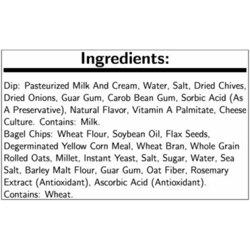 Philadelphia Chive Onion Bagel Chips and Cream Cheese Dip, 2.5 O...