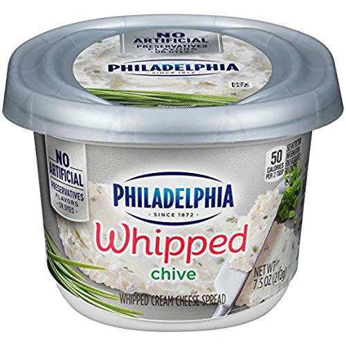 Philadelphia Chive Whipped Cream Cheese Spread, 7.5 Oz Tub