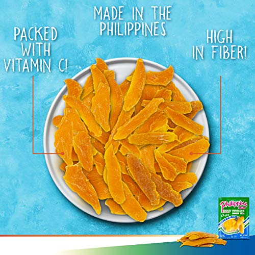 Philippine Brand Dried Mangoes Fruit Snacks {12 Pack} All Natura
