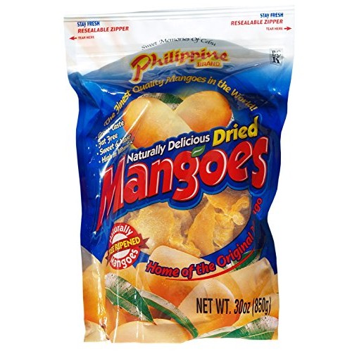 Philippine Brand Naturally Delicious Dried Mangoes Tree Ripened