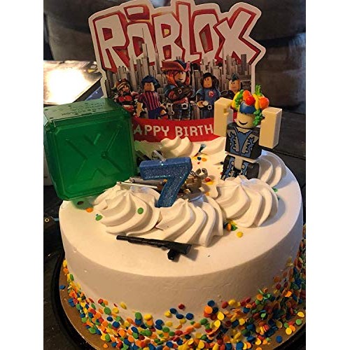 Cake Decorations For Sandbox Game Cake Topper Birthday Party Sup
