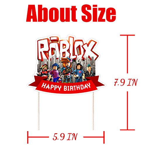 Cake Decorations For Sandbox Game Cake Topper Birthday Party Sup