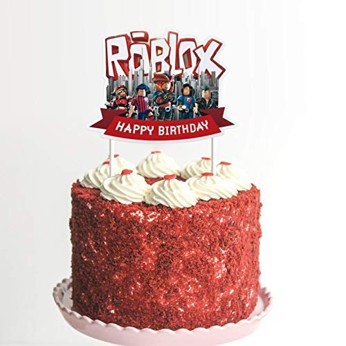 Cake Decorations For Sandbox Game Cake Topper Birthday Party Sup