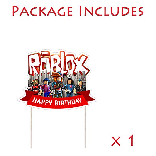 Cake Decorations For Sandbox Game Cake Topper Birthday Party Sup