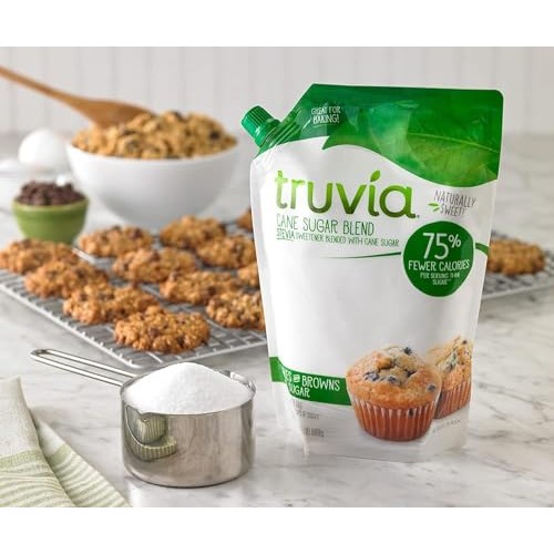 Truvia Cane Blend Sugar - 3 total lbs. - Stevia Sugar Substitute...