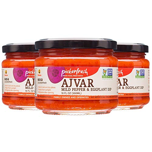 Pickerfresh Ajvar Mild Pepper &Amp; Eggplant Dip | Gourmet Vegetable
