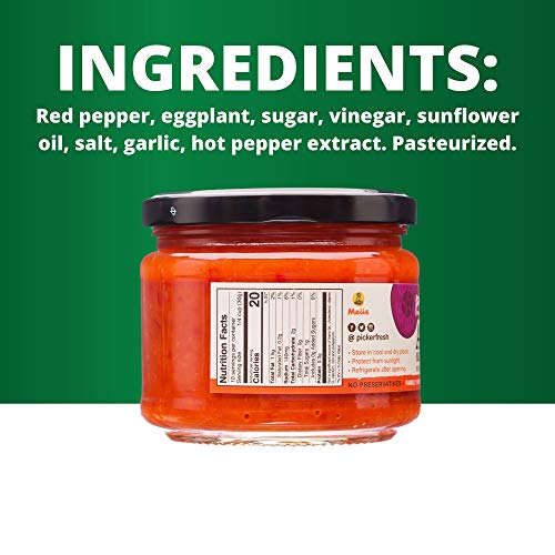 Pickerfresh Ajvar Mild Pepper &Amp; Eggplant Dip | Gourmet Vegetable