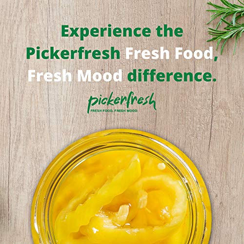 Pickerfresh Banana Peppers | Deli-Sliced Pepper Rings | Mild Del